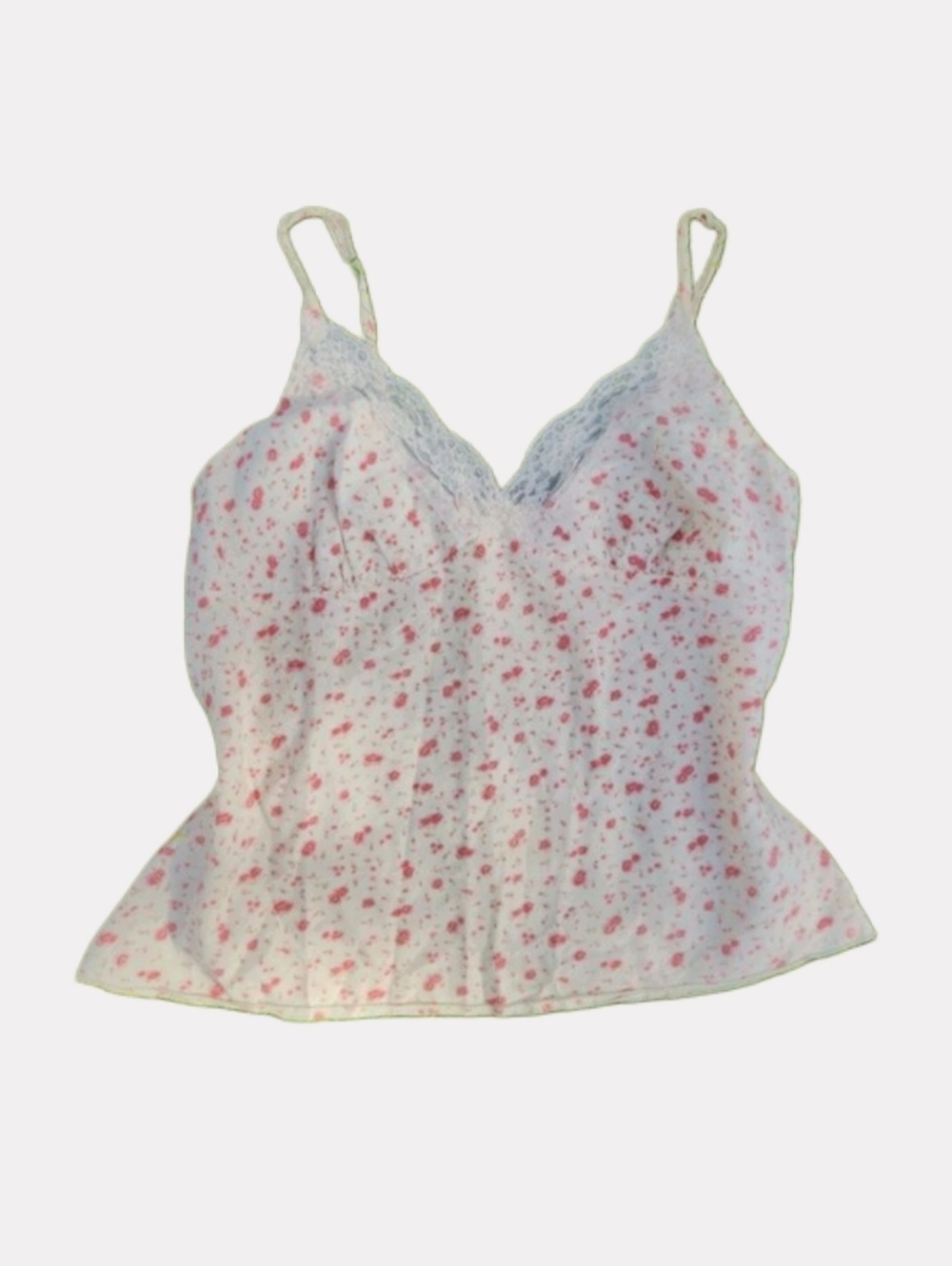 Vintage Ditsy Floral Lace Cottage Cami Top! 💕